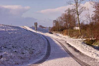 Achter dijk