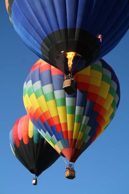 Hot Air Balloons and Flames