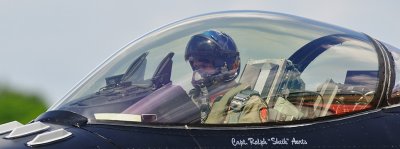 Capt. Ralph Sheik Aarts (demo F-16)