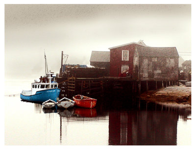 Morning Fog in Peggy's Cove