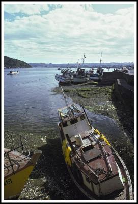 Boats Stranded by the Tide