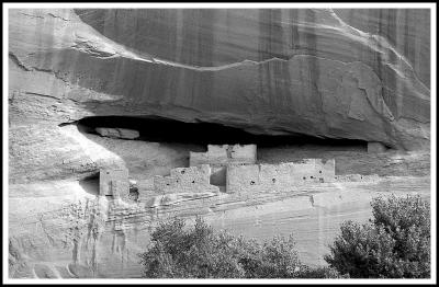 Canyon de Chelly, White House Cliff Dwelling Ruins and Wall