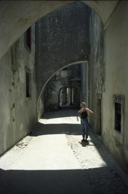 Alleys Next to one of the Castles in Sintra
