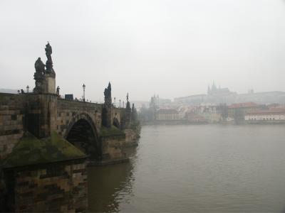 Charles Bridge (Karluv Most) and the Vltava River