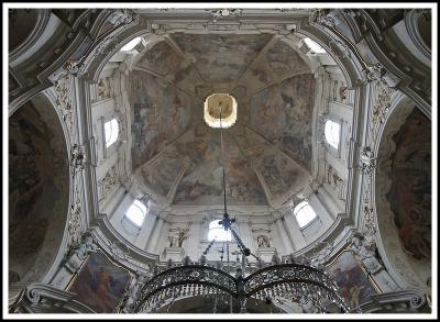 Interior of Saint Nicholas Church's Dome
