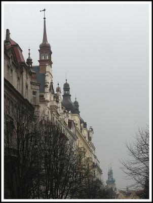 Architecture and streets near Old Town Square