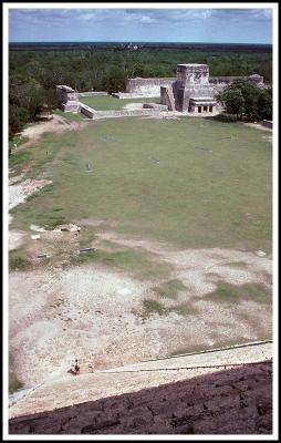 The Ballcourt Stadiumfrom the Pyramid