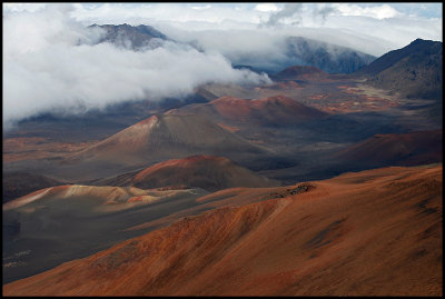Heleakala Crater Cones