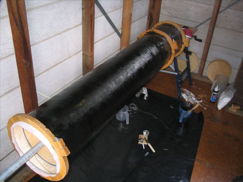 Telescope Tube - Inner Fibreglass Layers