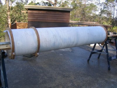 Telescope Tube - Sanding