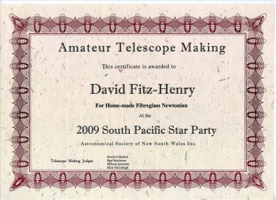 SPSP 2009 ATM Certificate