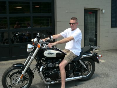 Tim & his bike