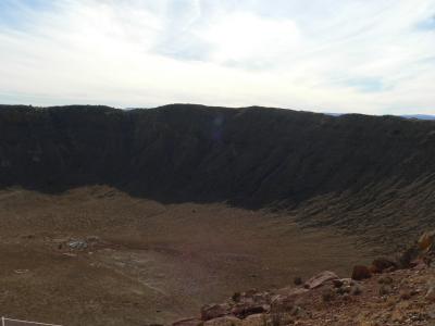 Meteor crater, AZ.