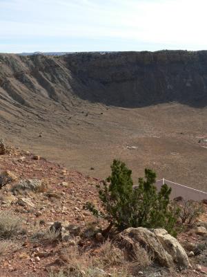 Meteor crater, AZ.