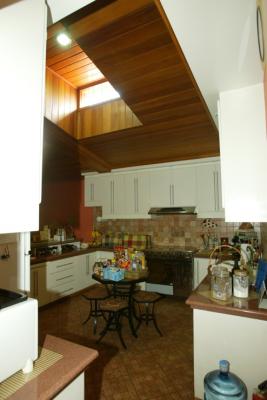 kitchen, view from the hall way