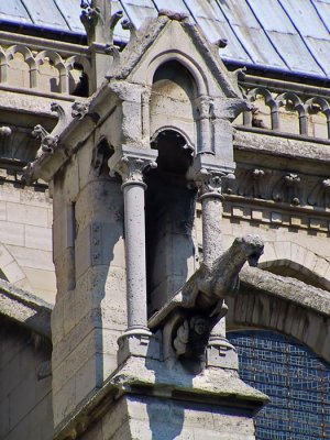 Gargoyle on Notre Dame Cathedral