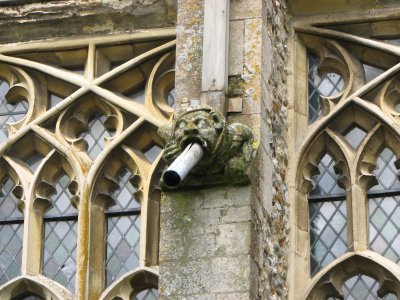 Church downspout, Thaxted