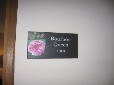 We stayed in the Bourbon Queen room