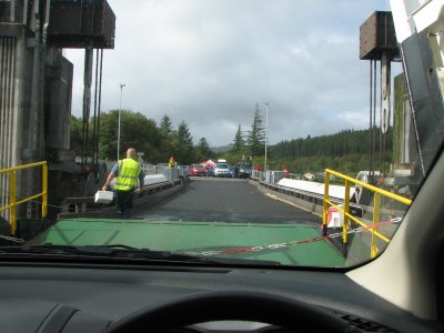 Driving onto Skye