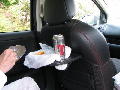 Lunch in the car