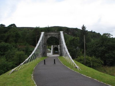 Private suspension bridge