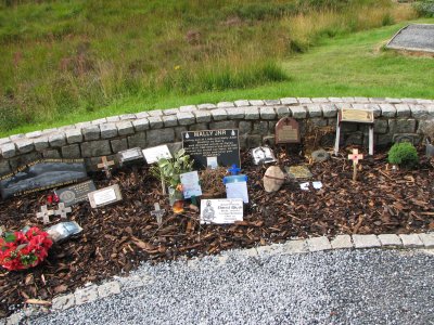 Tributes at the Commando Monument