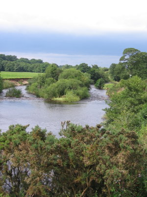 View from old bridge near Lanercost Priory