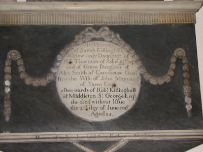 Inside St. Oswald's Church, Askrigg