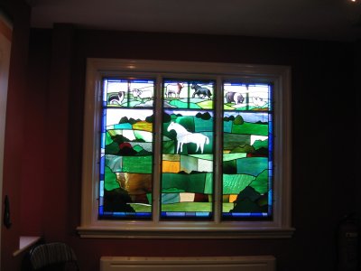Animal stain glass