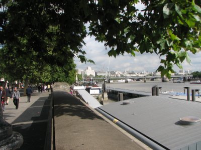 View from Thames path