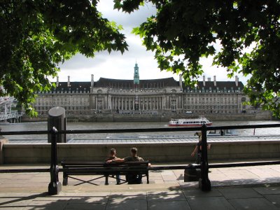 View from Thames path