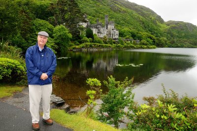 Jim at Kylemore Abbey