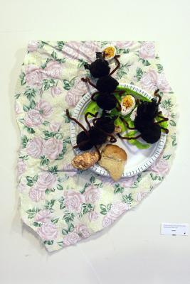 Ants at Picnic, Sculpture by Kris Lanzer