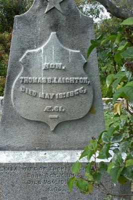 Thomas and Eliza Laighton, Detail.