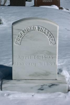 Rosamond Thaxter. 1895-1989.