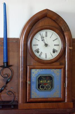 Sitting Room - Clock and Candle