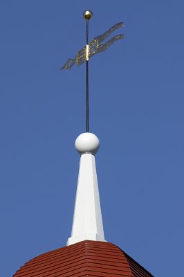 New Steeple, In Place, Detail