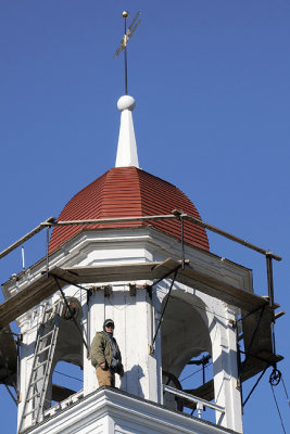 New Steeple, In Place, Work Remains