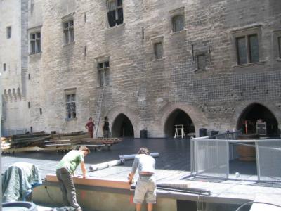 Soon, the stage will be ready