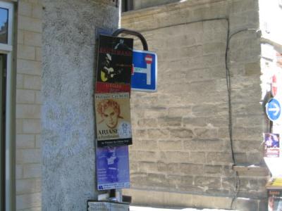 Adverts for the coming  Festival