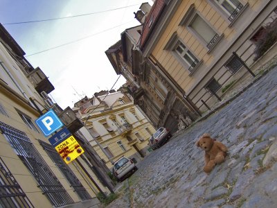 A quiet street of Old Belgrade...