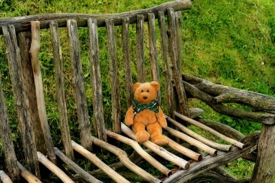 Frimpong Ó Mathúna on a real Irish bench...