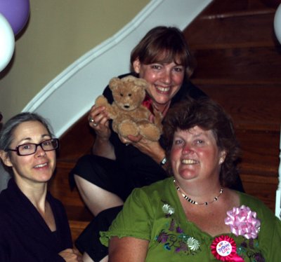 Friends at the end of the evening.