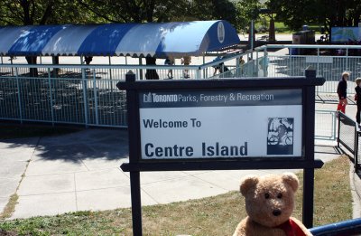 Arriving at Centre Island