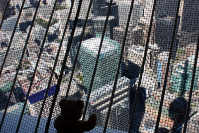 Crawling out onto wires