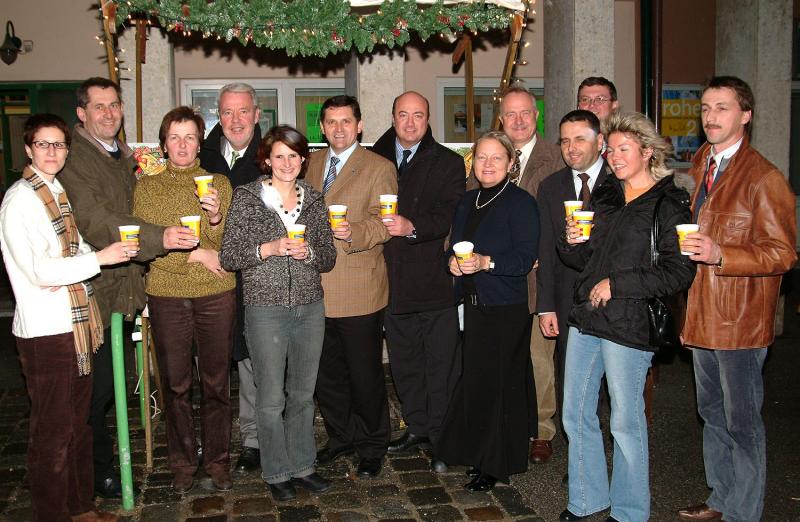 VP Bezirk Wr. Neustadt, Punschstand am 16. Dezember 2005
