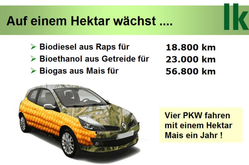 Treibstoff aus Biogas - eine realistische Alternative