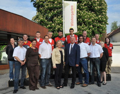 Mitarbeiter der Firma Lamberg, Mai 2010