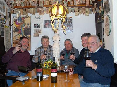 Weinverkostung im Gasthaus Thurner