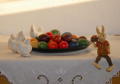 Der Hase, die Hhner und die Eier
